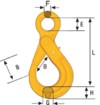 Crosby® L-3322B Swivel Hook W/ Bearing - Olsen Chain & Cable
