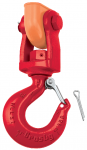 1 TON CROSBY ALLOY SWIVEL HOOK L322A HOOK W/ LATCH 1048807 - Bairstow  Lifting Products
